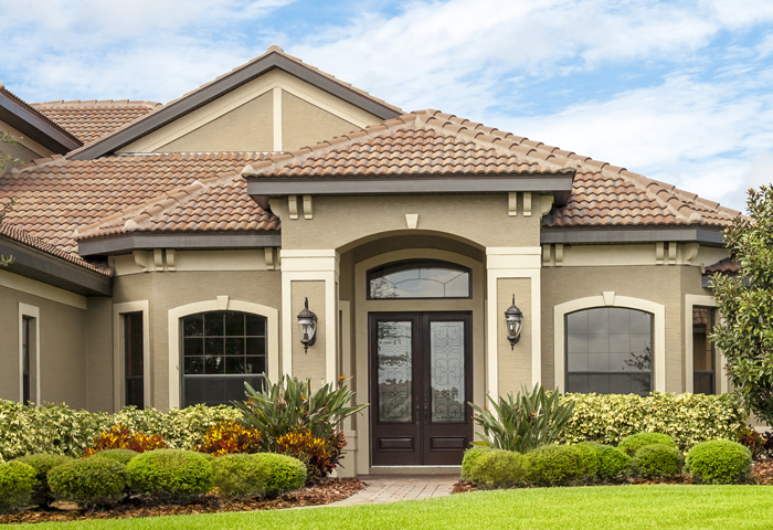 Luxury Home with Ceramic Roofing Design.